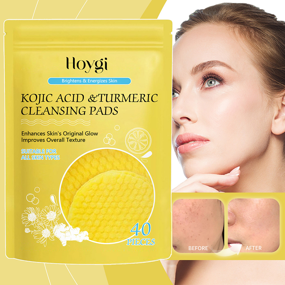 Turmeric - Cuscinetti detergenti per curcuma all'acido cogico