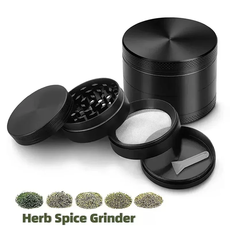 Dried Herbs - Mini Trituratore per Erbe in Metallo,