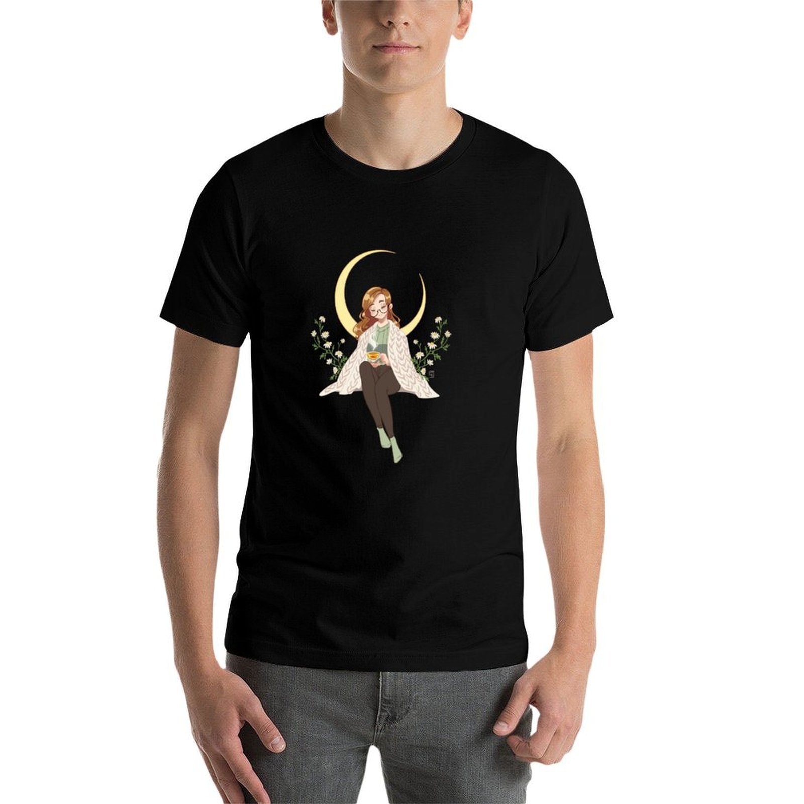 T-shirt con stampa a tema tè a - Chamomile Tea recensione e prezzo