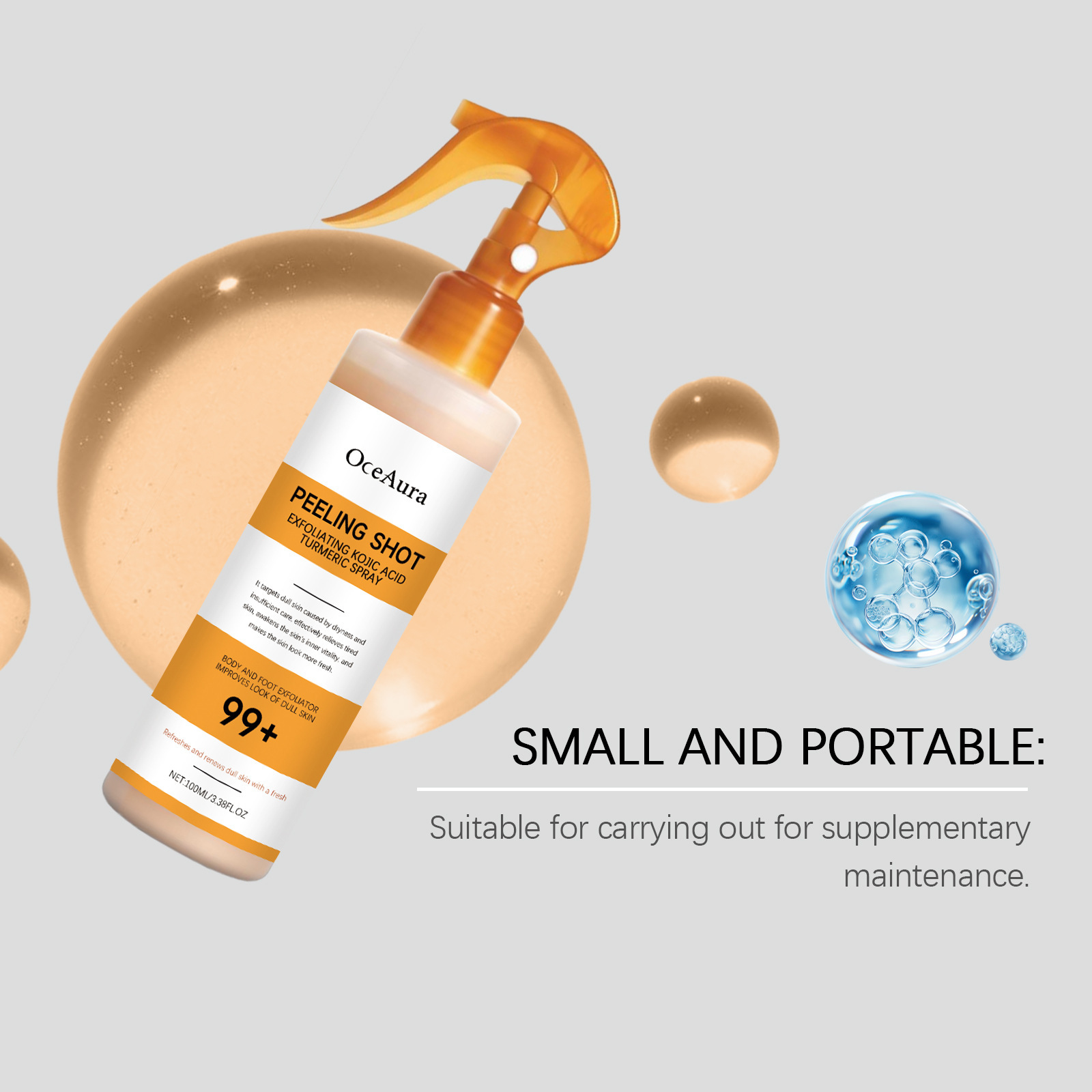 OCEAURA Spray esfoliante alla  - Turmeric recensione e prezzo