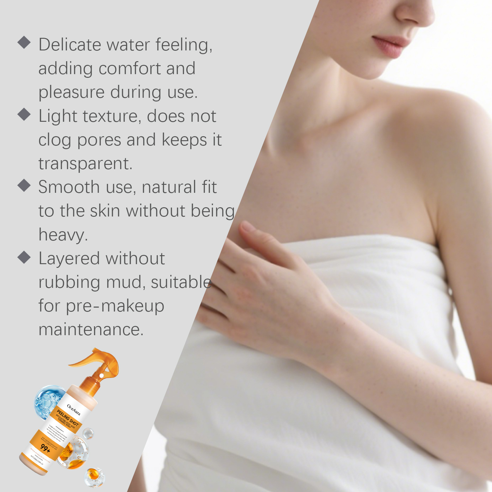 OCEAURA Spray esfoliante alla  - Turmeric recensione e prezzo
