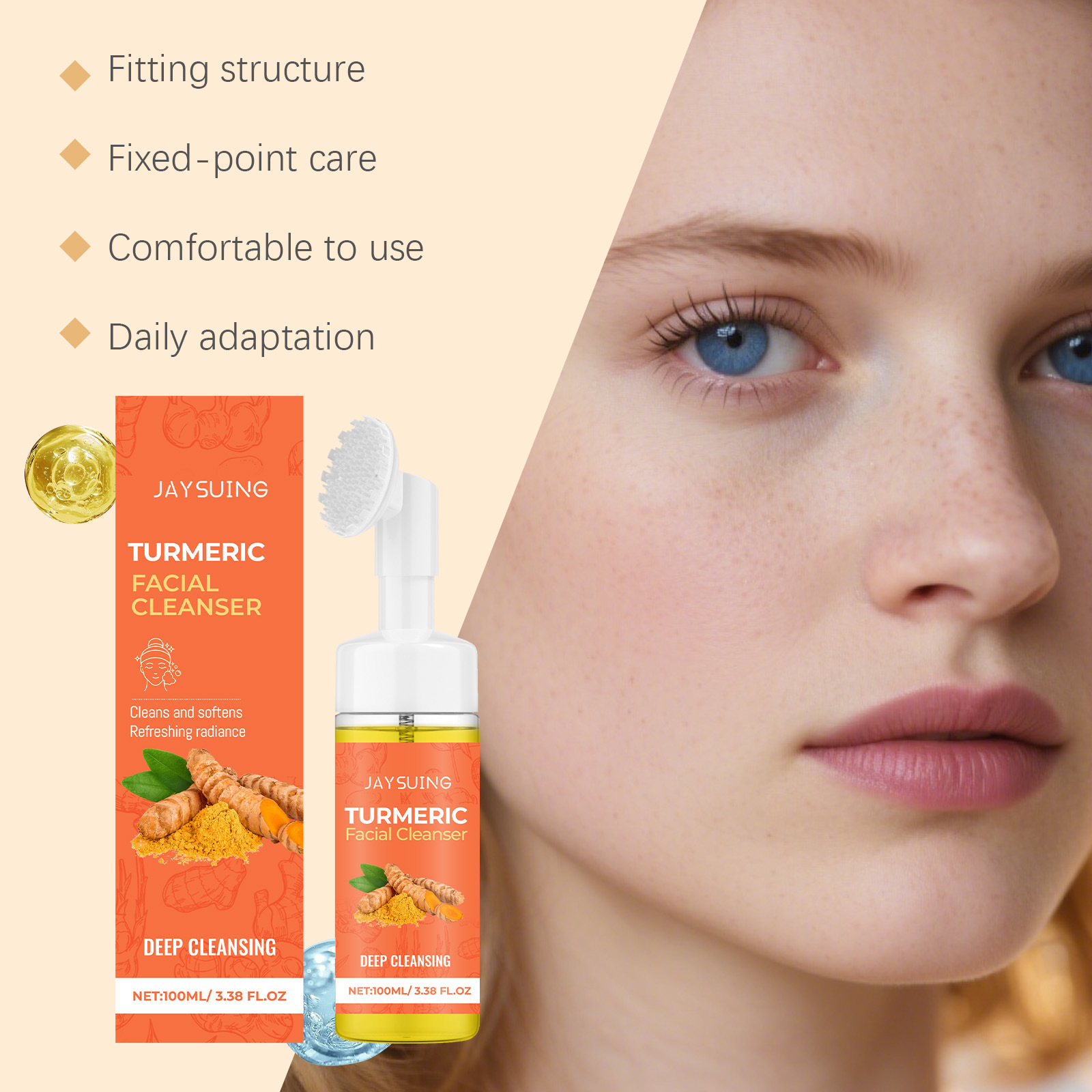 Mousse detergente alla curcuma - Turmeric recensione e prezzo